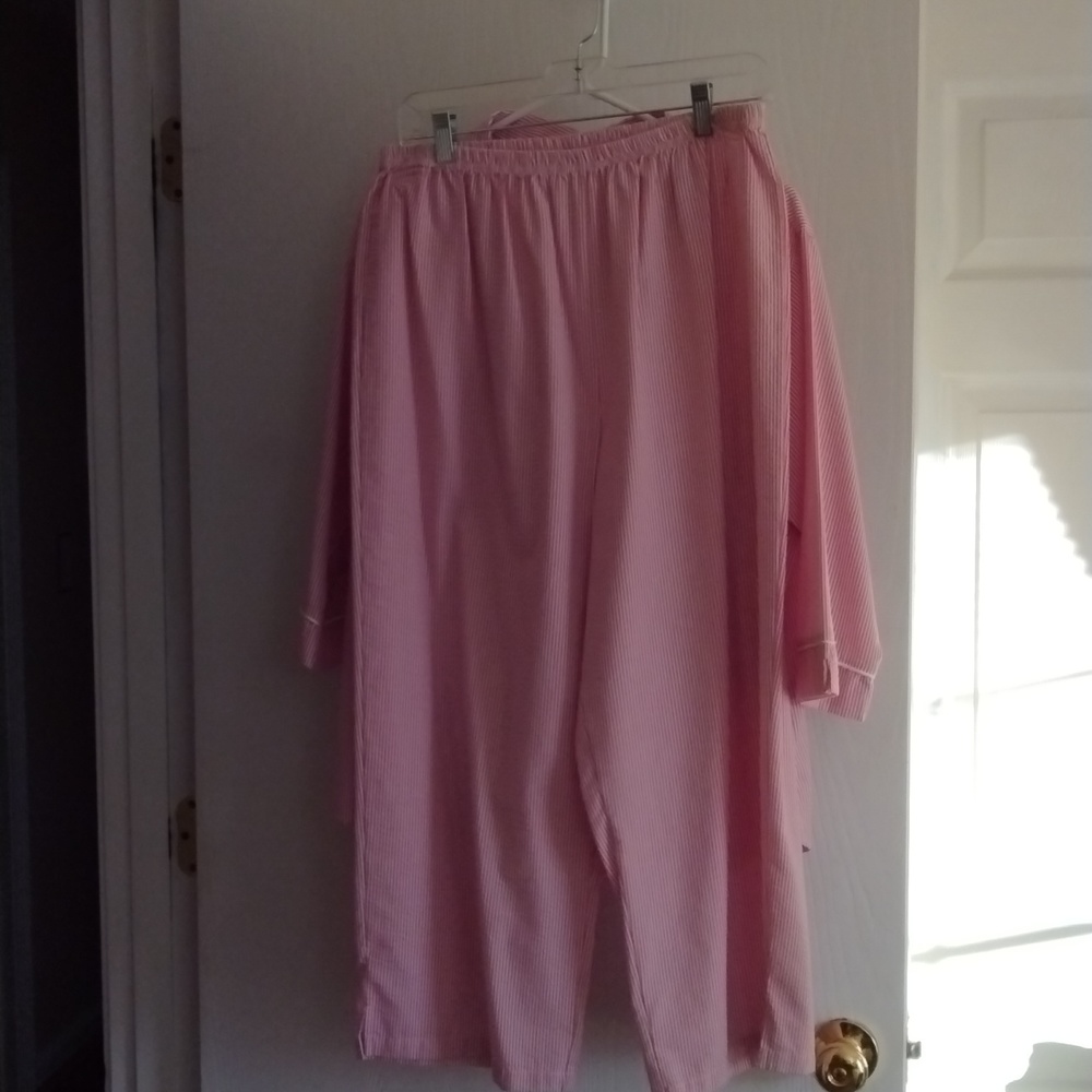 Miss Elaine Me Essentials Pink Pajama Set, Size: Large